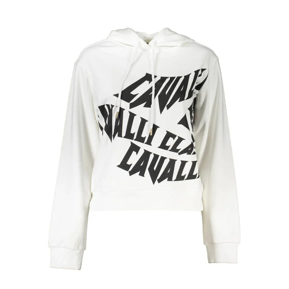 Cavalli Class White Cotton Women Sweater - Zeiniez