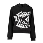 Cavalli Class Black Cotton Women Sweatshirt - Zeiniez