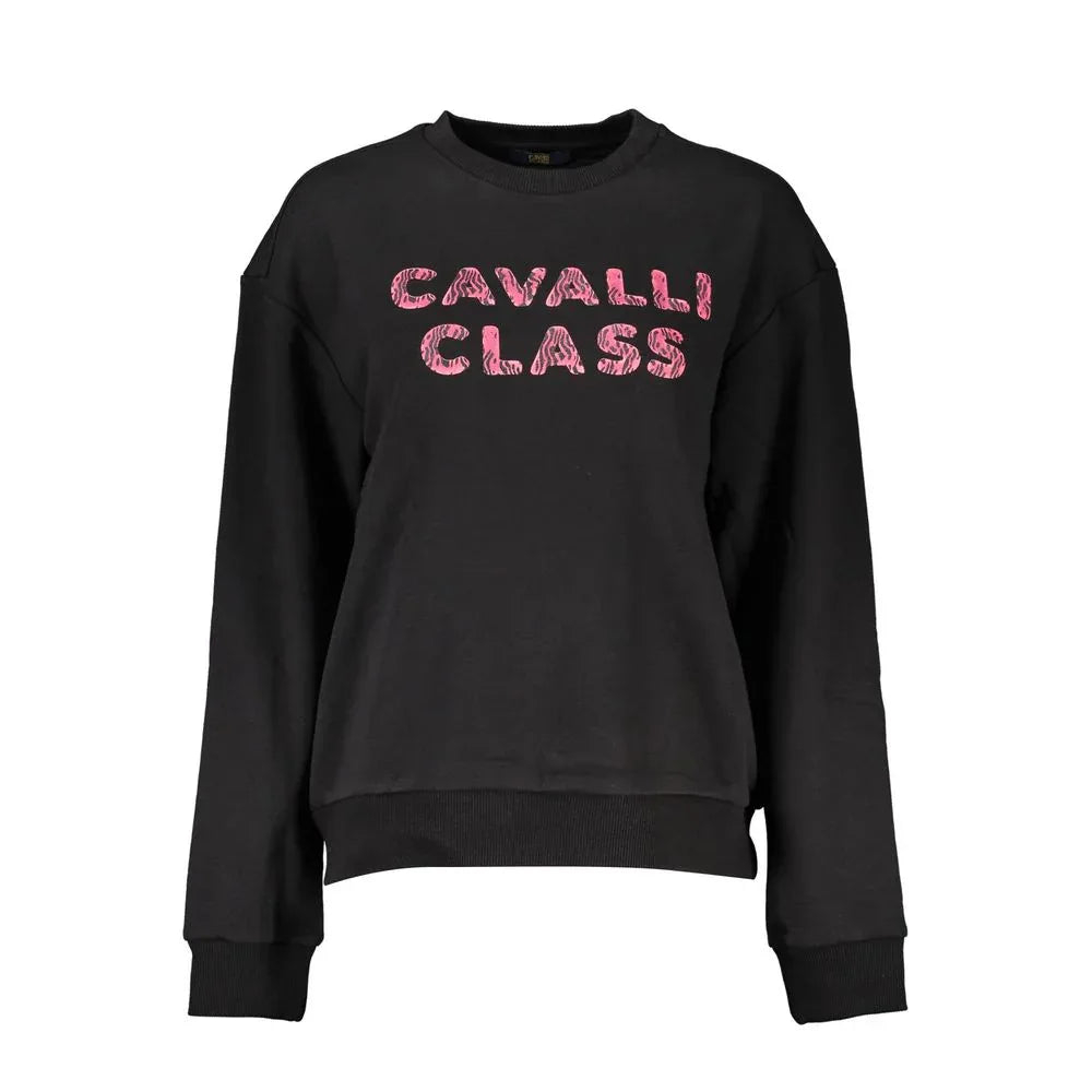 Cavalli Class Black Cotton Women Sweater - Zeiniez