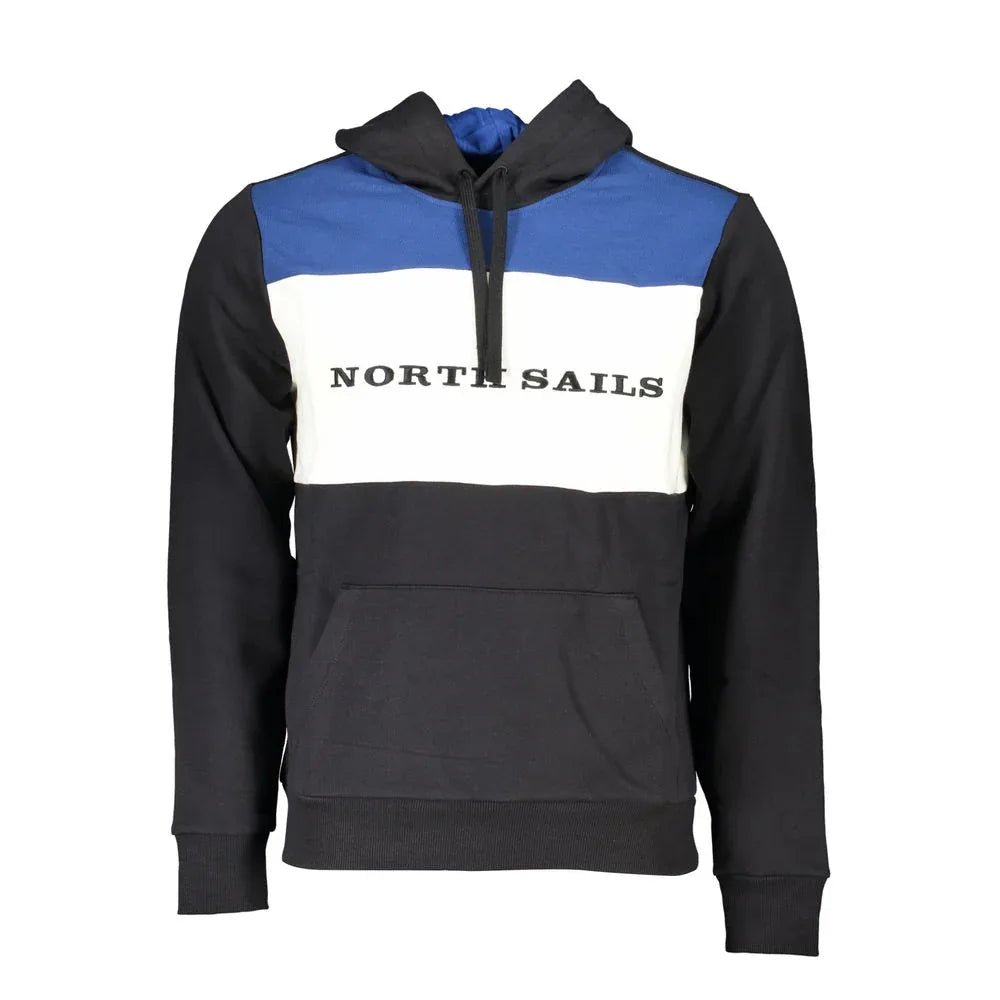 North Sails Black Cotton Men's Sweatshirt - Zeiniez