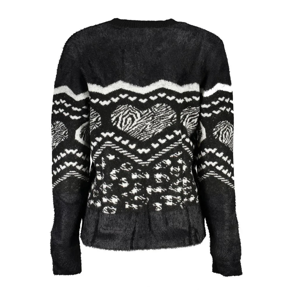 Desigual Black Acrylic Women Sweater with Metallic Fiber - Zeiniez