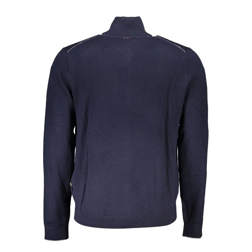 Napapijri Blue Tessuto Men's Cardigan - Zeiniez
