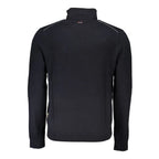Napapijri Black Tessuto Mens Sweater High Neck - Zeiniez