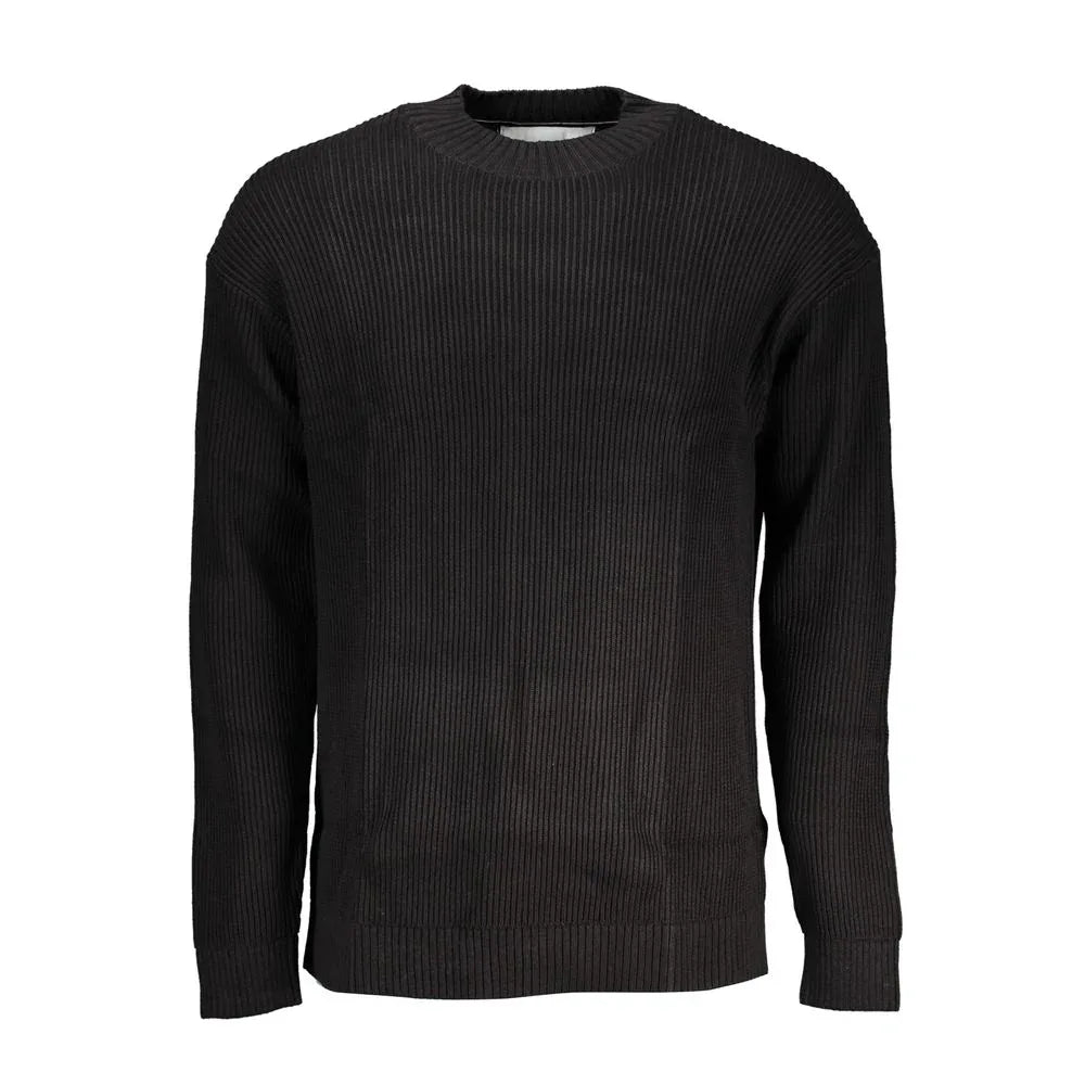 Calvin Klein Black Cotton Men Sweater - Zeiniez