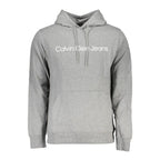 Calvin Klein Grigio Cotton Men's Sweatshirt - Zeiniez