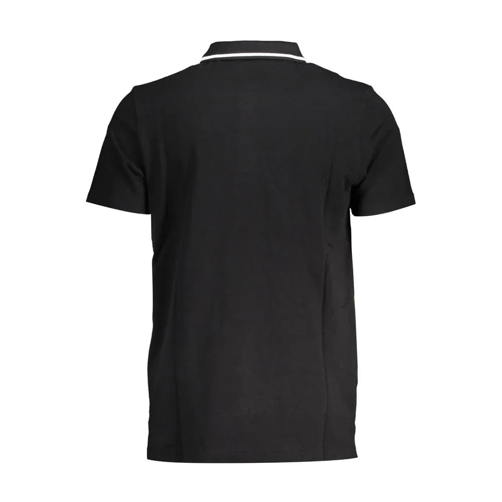 Fila Black Cotton Men Polo Shirt - Zeiniez