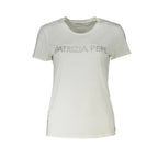 Patrizia Pepe White Organic Cotton Women T-Shirt - Zeiniez