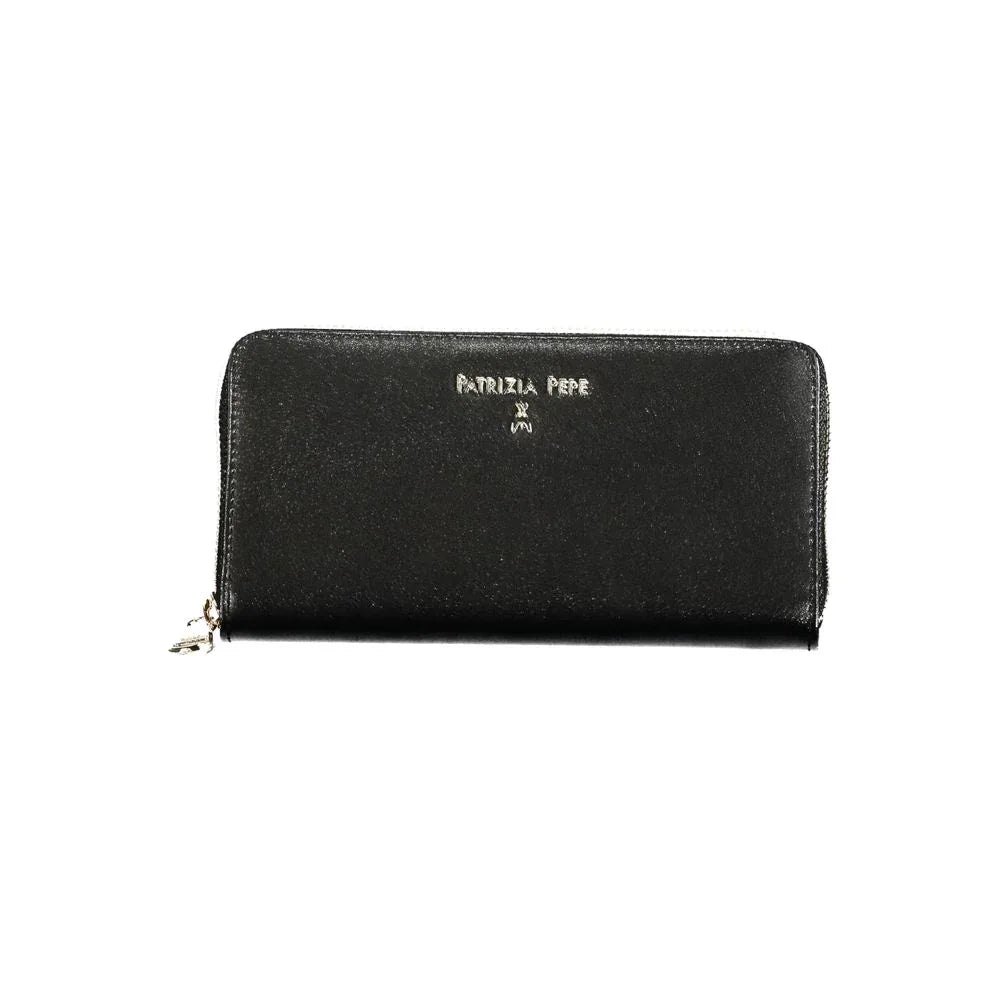 Patrizia Pepe Black Leather Women Wallet - Zeiniez
