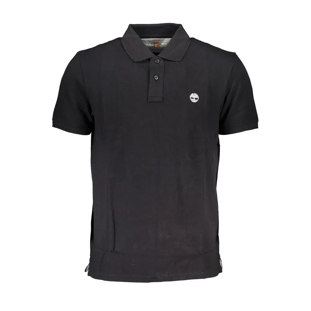 Timberland Black Cotton Men Polo Shirt - Zeiniez