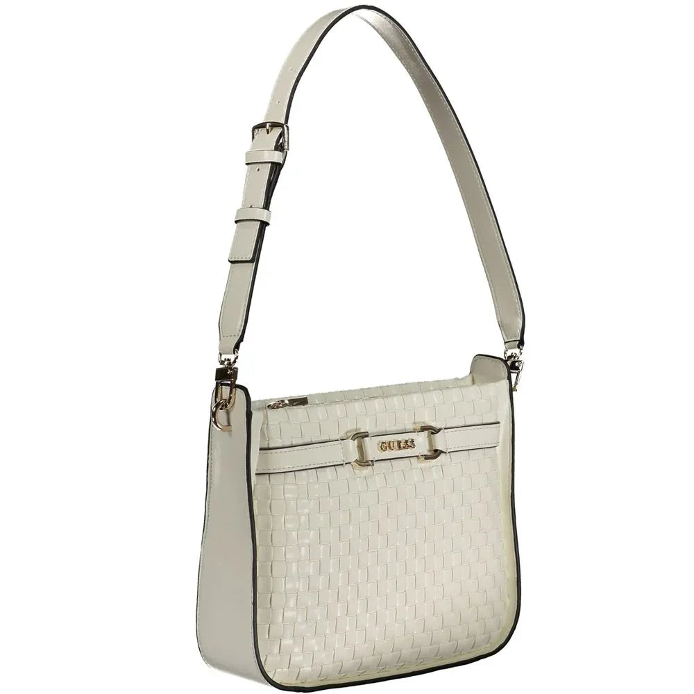 Guess Jeans Bianco Poliuretano Woman Handbag - Zeiniez