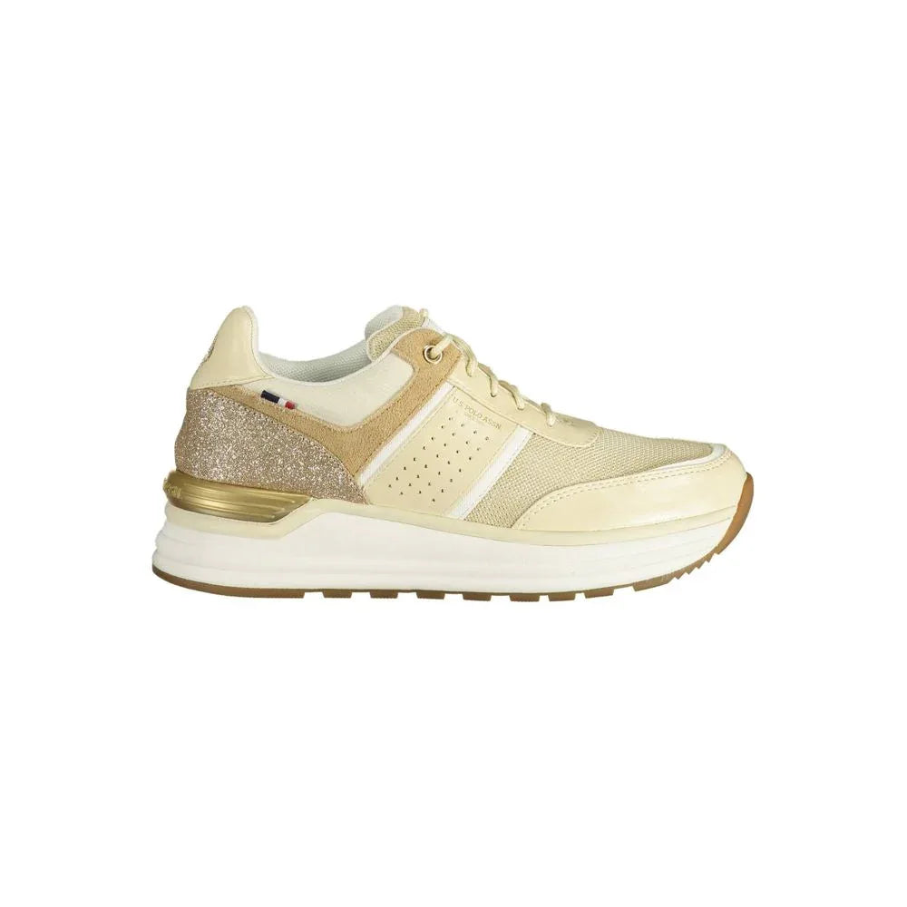 U.S. POLO ASSN. Beige Eco Suede Women Sneaker - Zeiniez
