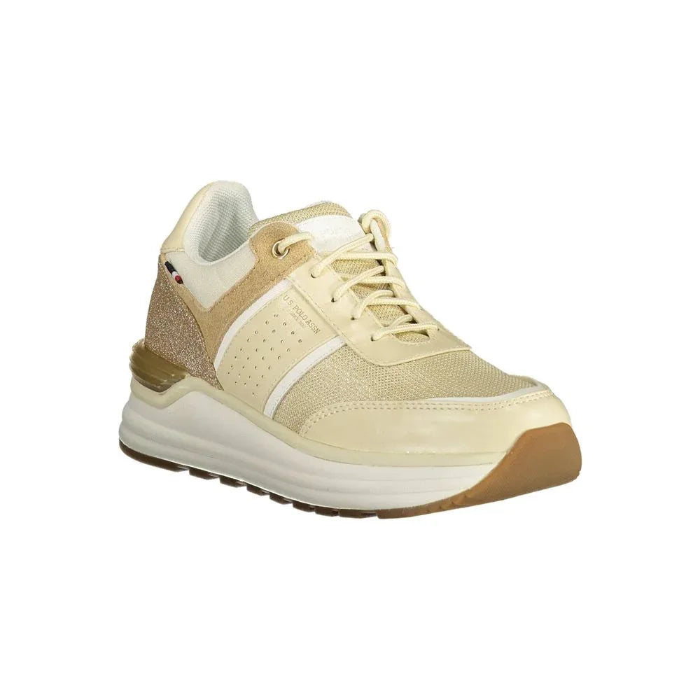 U.S. POLO ASSN. Beige Eco Suede Women Sneaker - Zeiniez