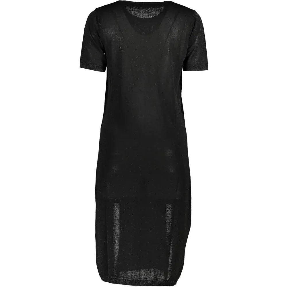 Cavalli Class Nero Viscosa Women Dress - Zeiniez
