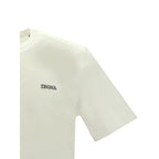 ZEGNA White Cotton T-Shirt - Zeiniez