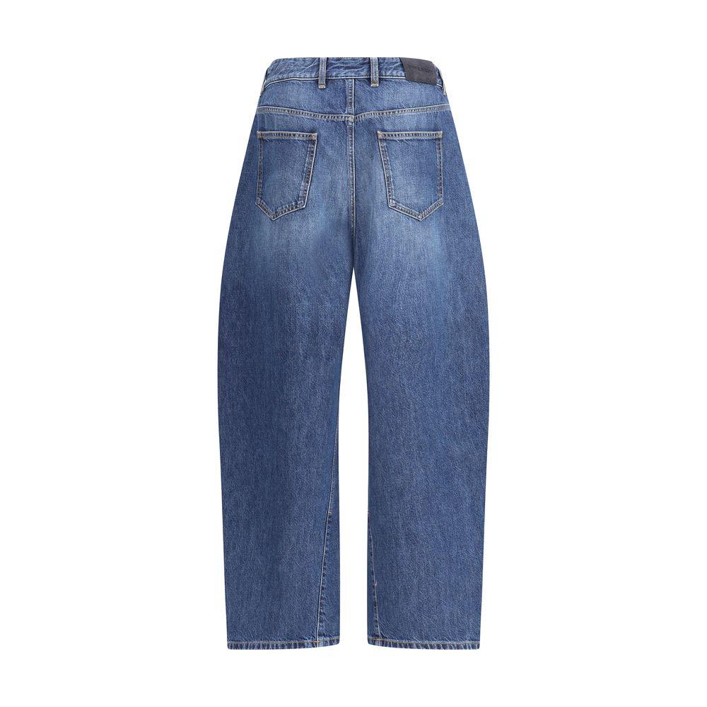 Givenchy Blue Cotton Relaxed Fit Jeans - Zeiniez