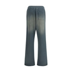 Golden Goose Blue Cotton Casual Pants - Zeiniez