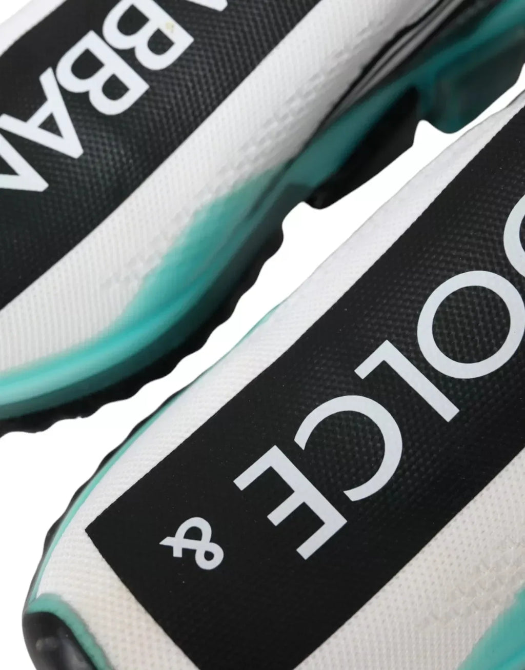 Dolce & Gabbana Black White Blue Slip On Sorrento Sneakers - Zeiniez