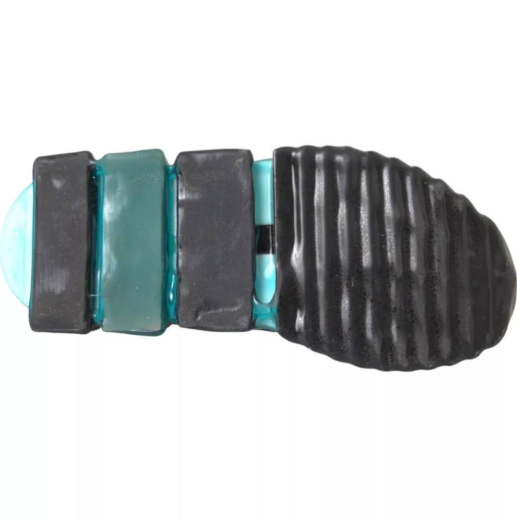 Dolce & Gabbana Black White Blue Slip On Sorrento Sneakers - Zeiniez