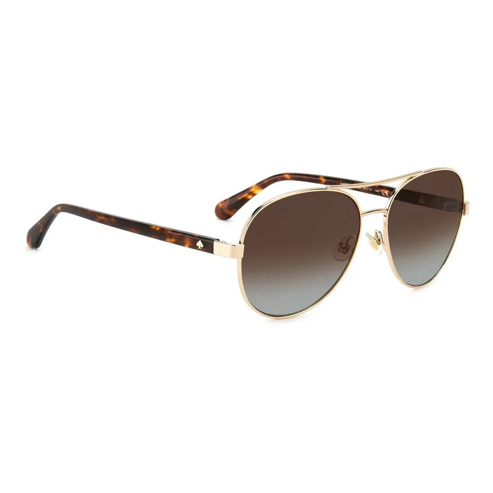 Kate Spade Gold Metal Sunglasses - Zeiniez