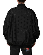 Dolce & Gabbana Black Cargo Windbraker Logo Mania Jacket - Zeiniez