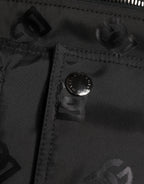 Dolce & Gabbana Black Cargo Windbraker Logo Mania Jacket - Zeiniez