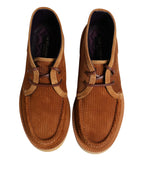 Dolce & Gabbana Brown Suede Nubuck Leather Desert Ankle Boots Shoes - Zeiniez