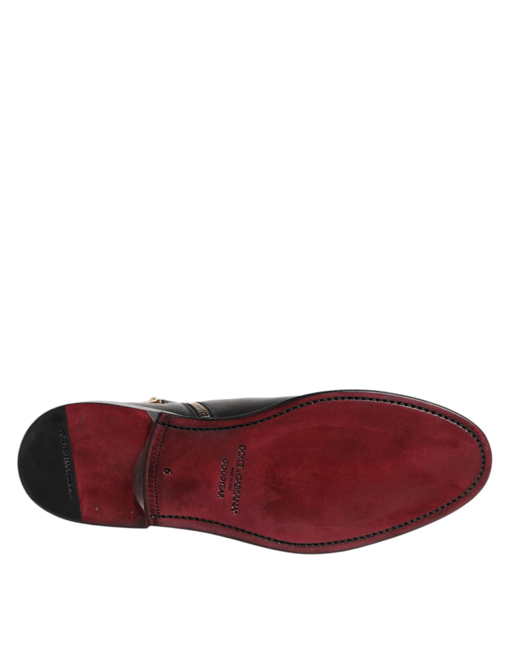 Dolce & Gabbana Black Chelsea Leather Mid Calf Boots Shoes - Zeiniez