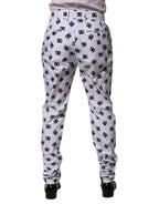 Dolce & Gabbana White Logo Cotton Skinny Denim Trouser Pants - Zeiniez
