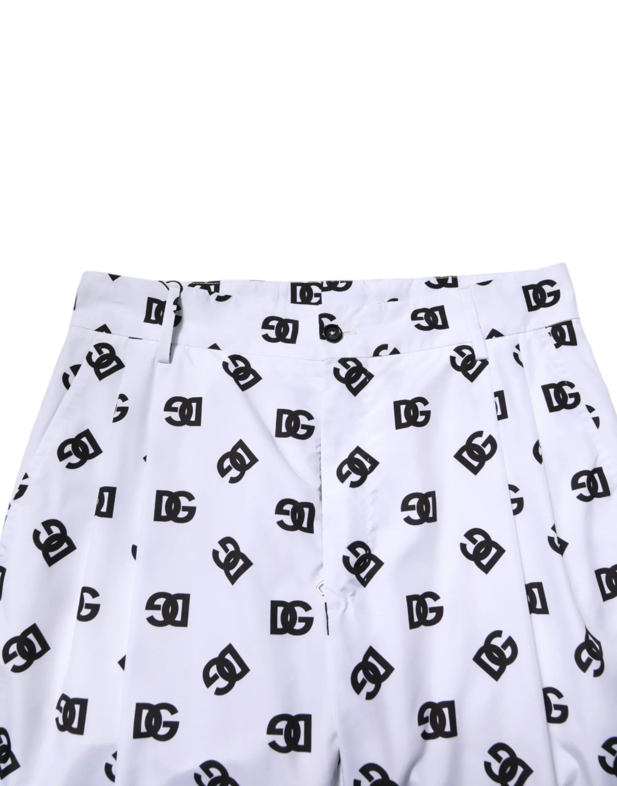 Dolce & Gabbana White Logo Cotton Skinny Denim Trouser Pants - Zeiniez