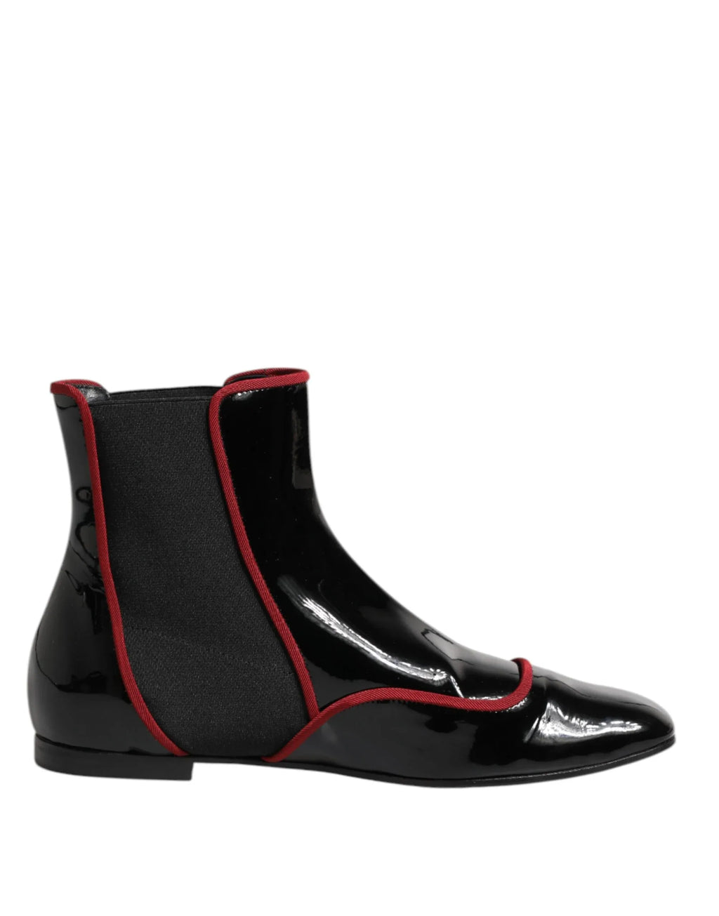 Dolce & Gabbana Black Jackie Buttoned Chelsea Boots Shoes - Zeiniez