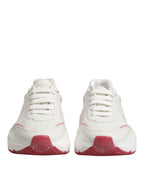 Dolce & Gabbana White Pink Daymaster Low Top Sneakers Shoes - Zeiniez