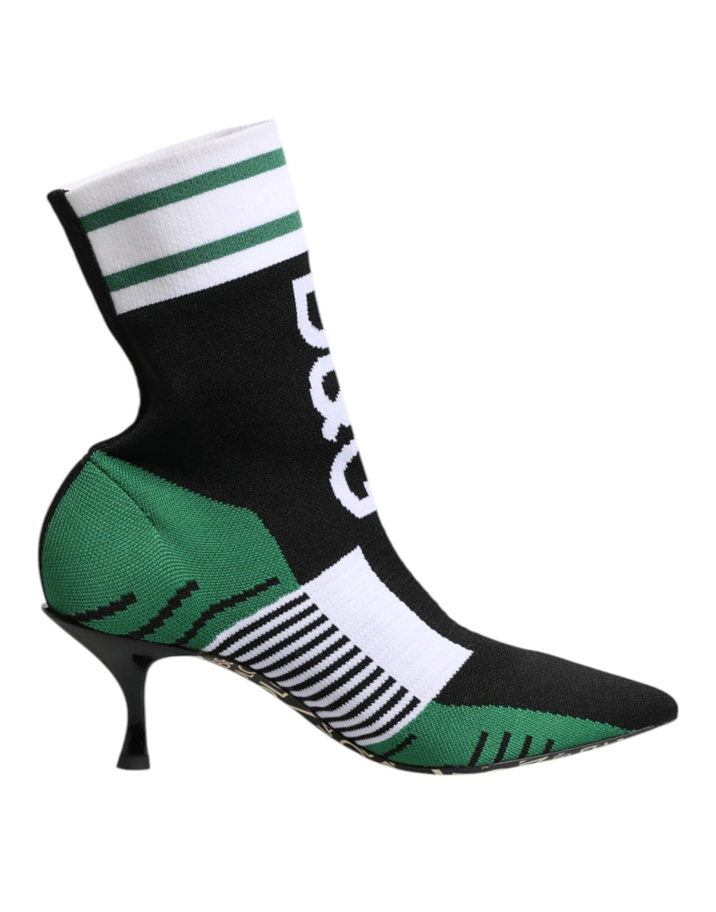 Dolce & Gabbana Green Stretch Sock Style Ankle Boots Shoes - Zeiniez