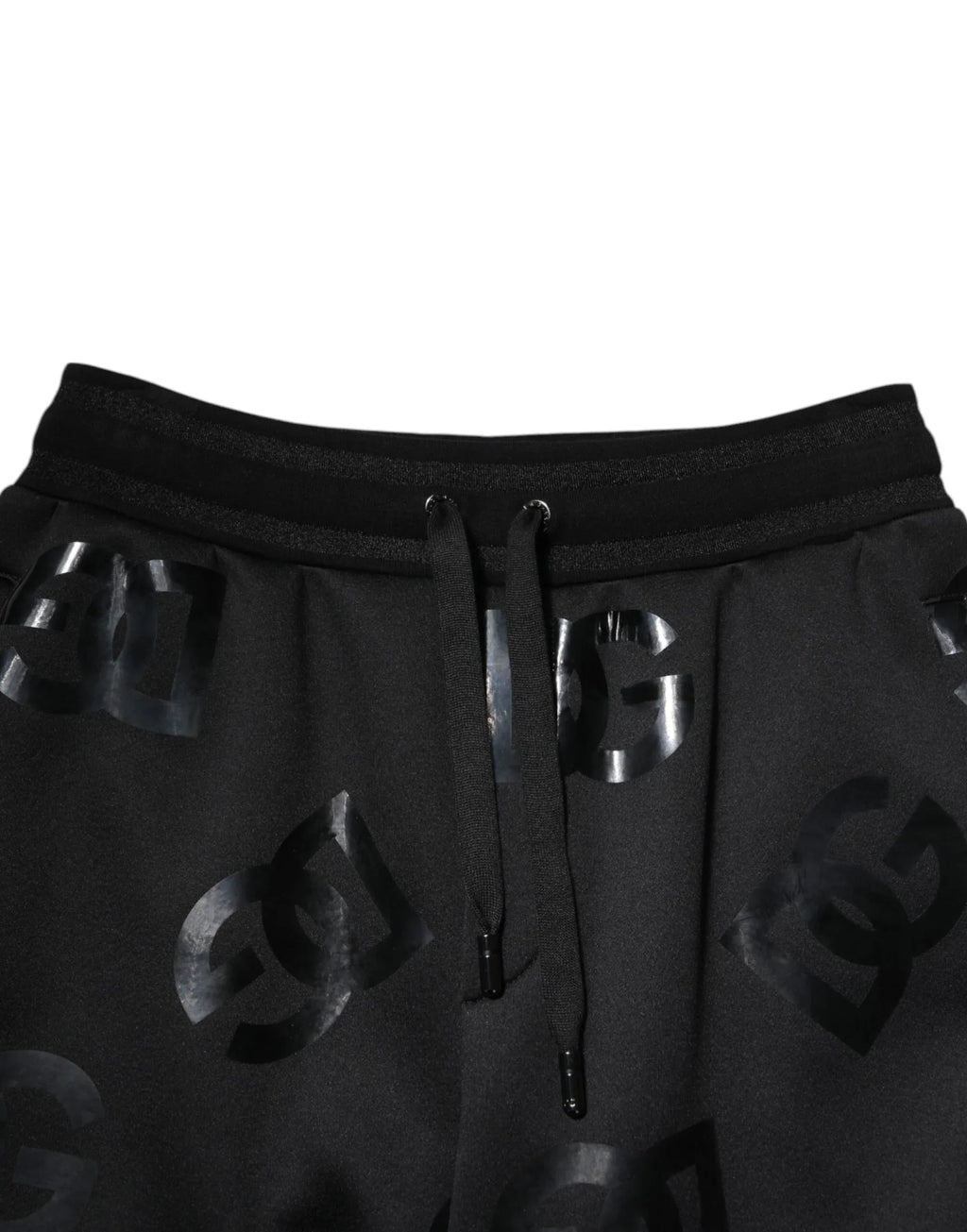 Dolce & Gabbana Black Logo Cotton Bermuda Sweatshorts Shorts - Zeiniez