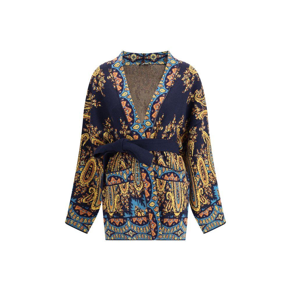 Etro Multicolor Cotton Cardigan - Zeiniez