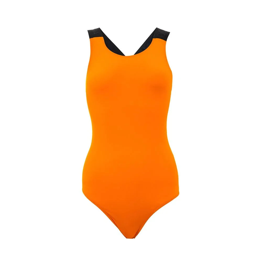 Dolce & Gabbana Orange Polyester One-Piece Swimsuit - Zeiniez