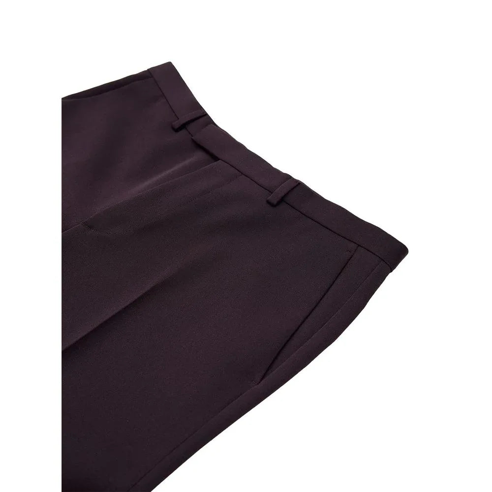 Gucci Bordeaux Wool Dress Pants - Zeiniez