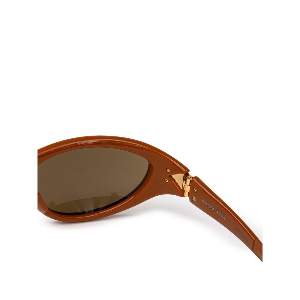 Bottega Veneta Brown Acetate Sunglasses - Zeiniez