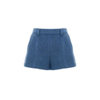 Gucci Blue Wool Shorts - Zeiniez