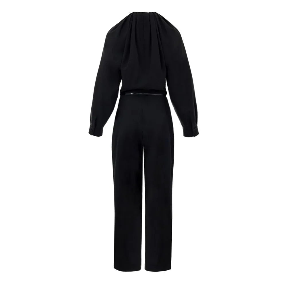 Gucci Black Wool Jumpsuit - Zeiniez