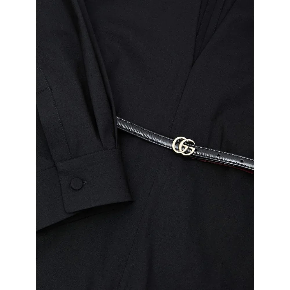 Gucci Black Wool Jumpsuit - Zeiniez