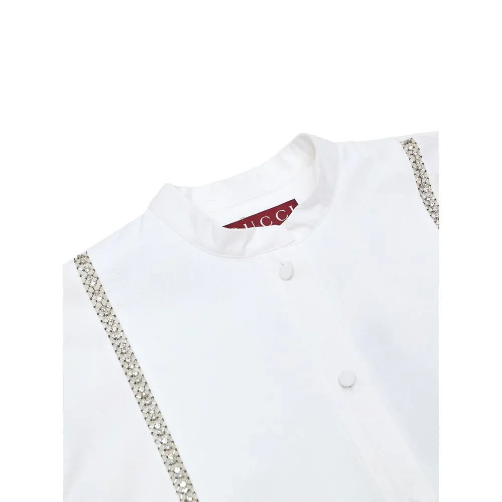 Gucci White Cotton Blouse - Zeiniez
