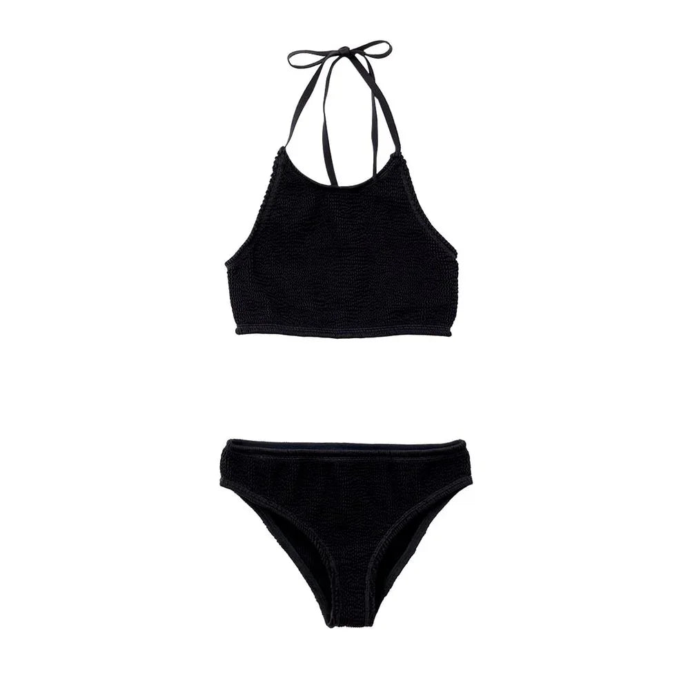Bottega Veneta Black Polyamide Bikini - Zeiniez