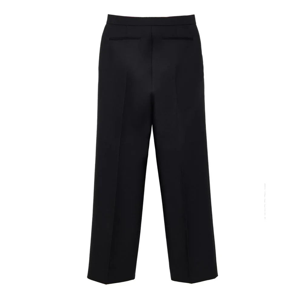 Gucci Black Cotton Casual Pants - Zeiniez