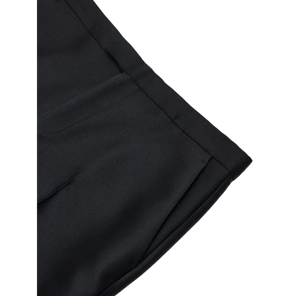 Gucci Black Cotton Casual Pants - Zeiniez