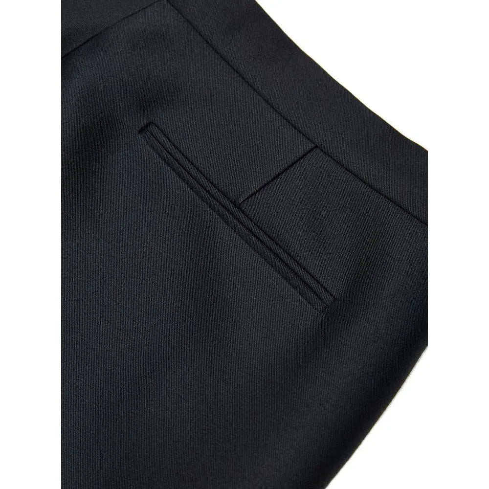 Gucci Black Cotton Casual Pants - Zeiniez