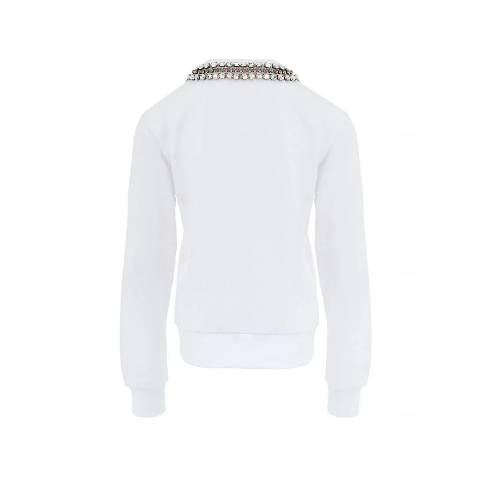Gucci White Cotton Sweatshirt - Zeiniez