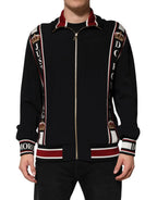 Dolce & Gabbana Black DG King Full Zip Sweatshirt Sweater - Zeiniez