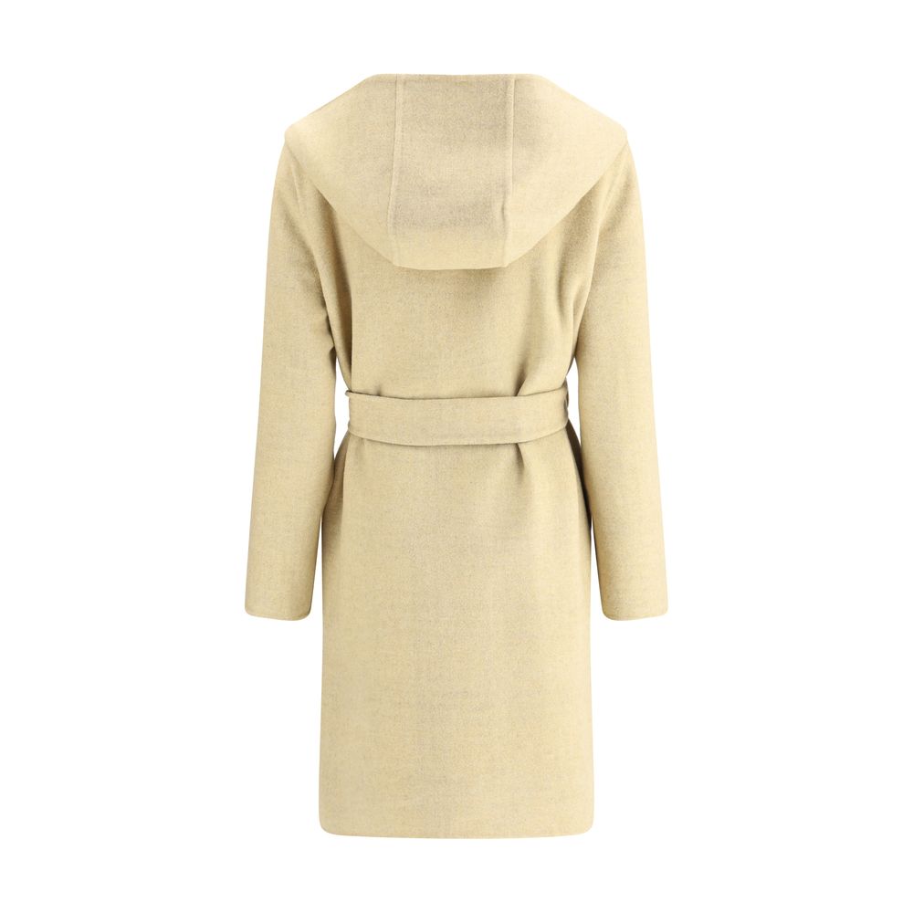 Burberry Beige Wool Coat - Zeiniez