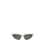 Alexander McQueen Silver Metal Sunglasses - Zeiniez