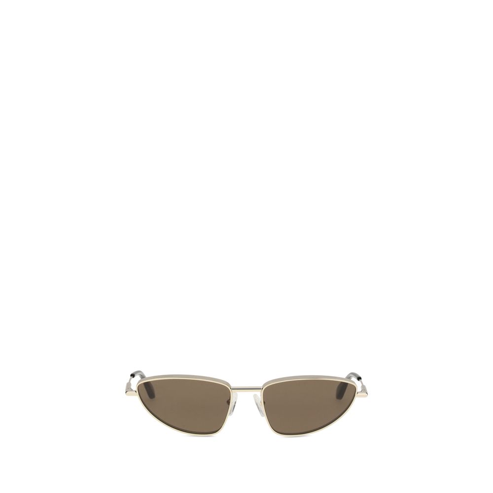 Alexander McQueen Gold Metal Sunglasses - Zeiniez